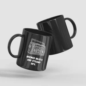 Black Coffee Mug